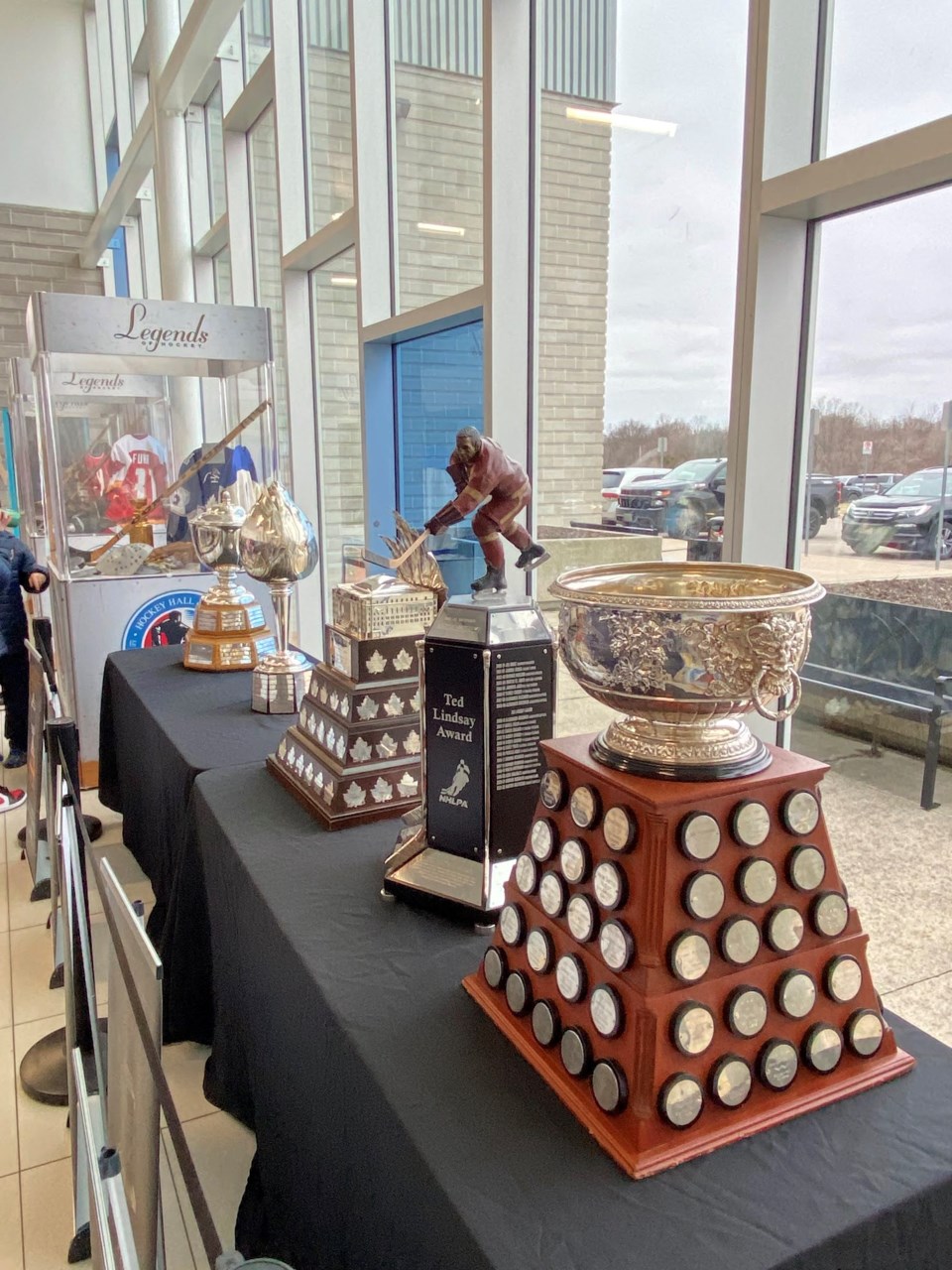 Famous Hockey Trophies on Display